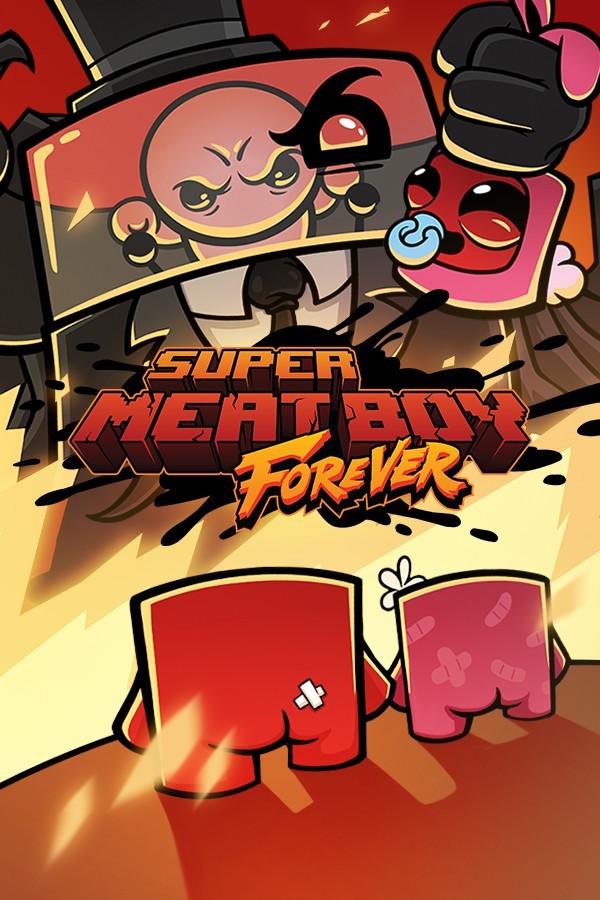 Capa do jogo Super Meat Boy Forever