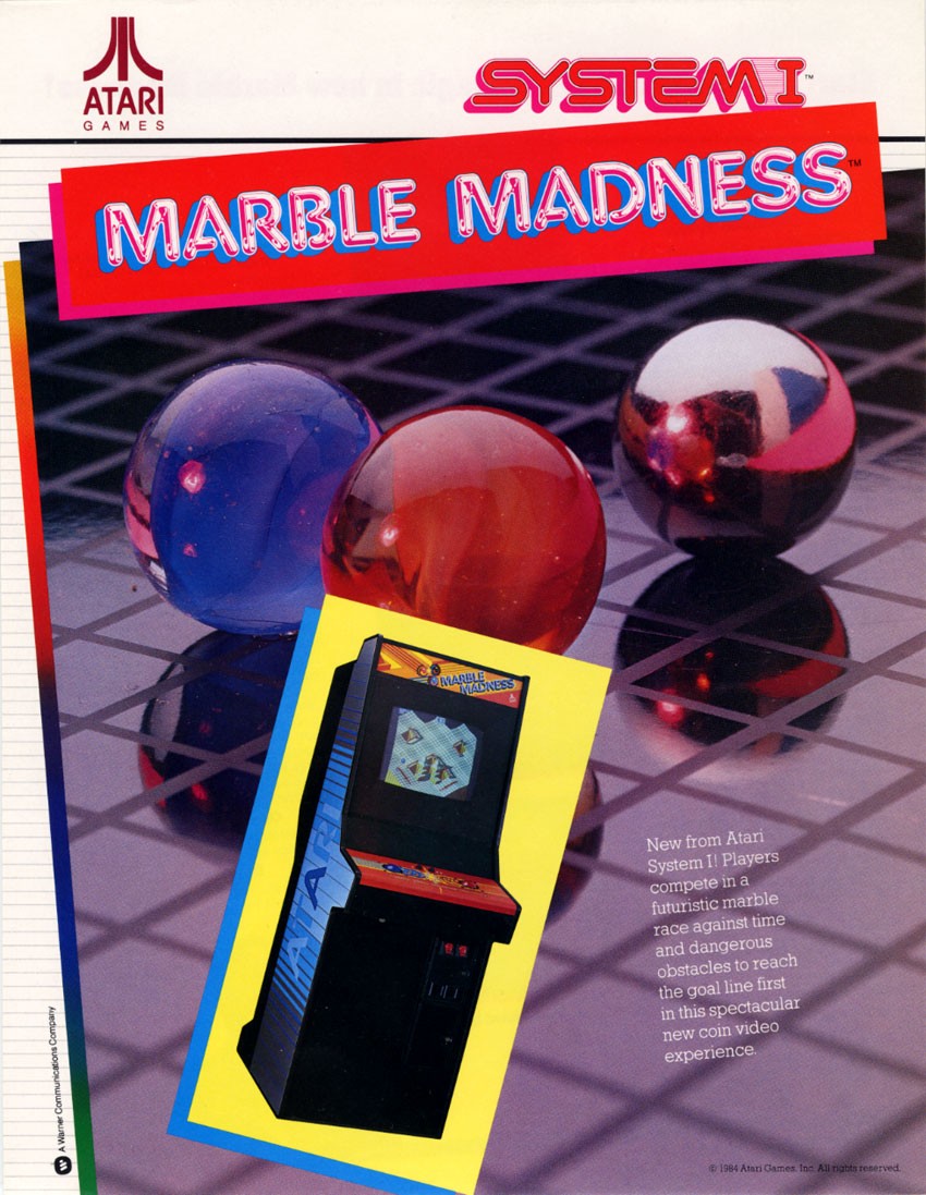 Capa do jogo Marble Madness
