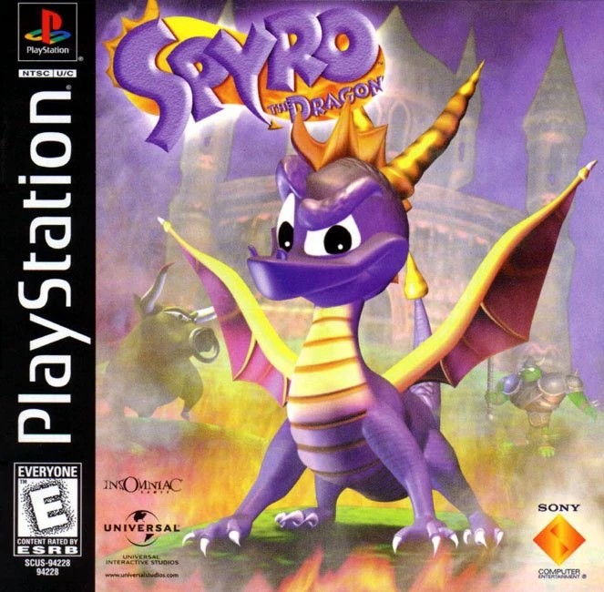 Capa do jogo Spyro the Dragon