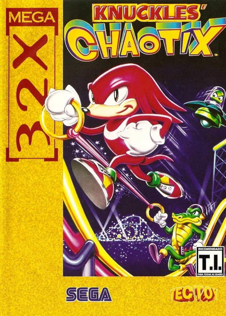 Capa do jogo Knuckles Chaotix