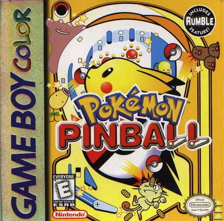 Capa do jogo Pokémon Pinball