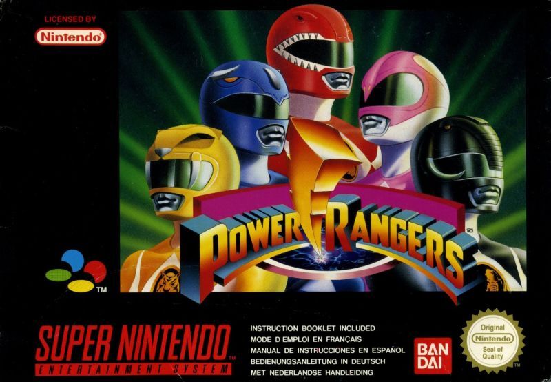 Capa do jogo Mighty Morphin Power Rangers