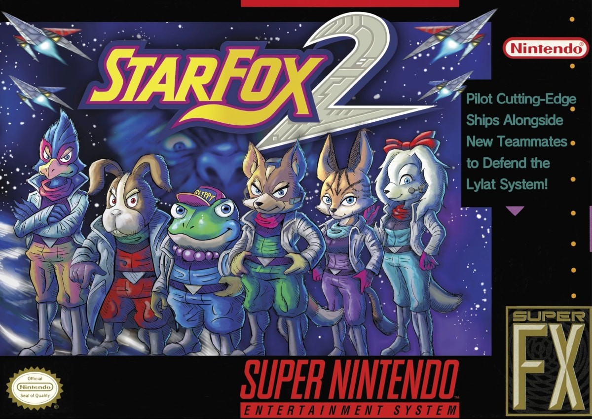 Capa do jogo Star Fox 2