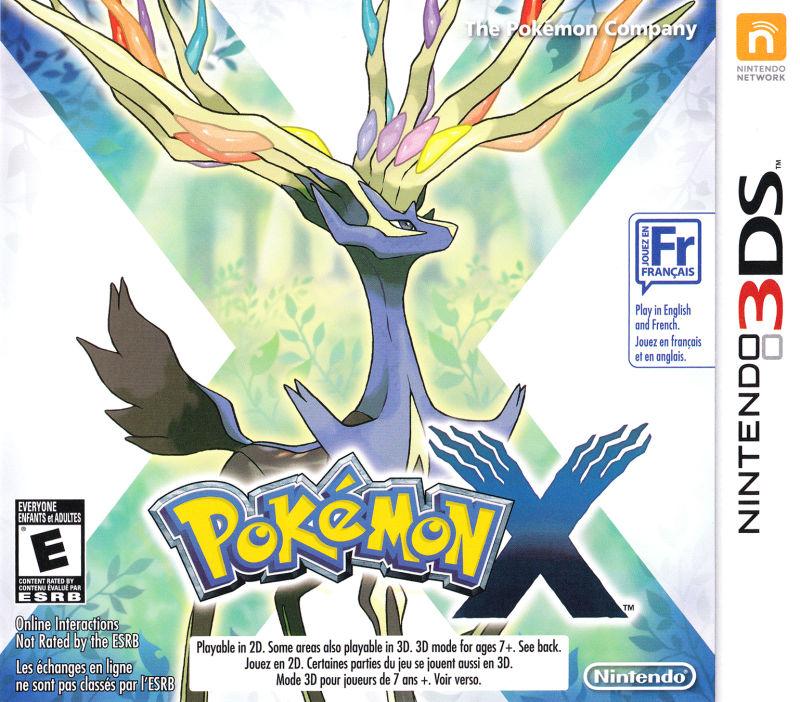 Capa do jogo Pokémon X
