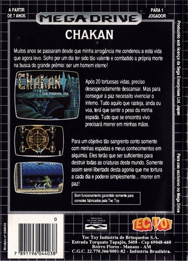 Capa do jogo Chakan