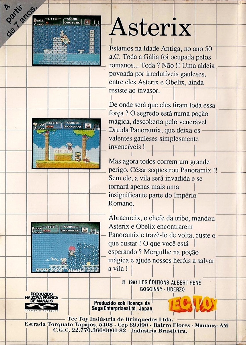 Capa do jogo Asterix