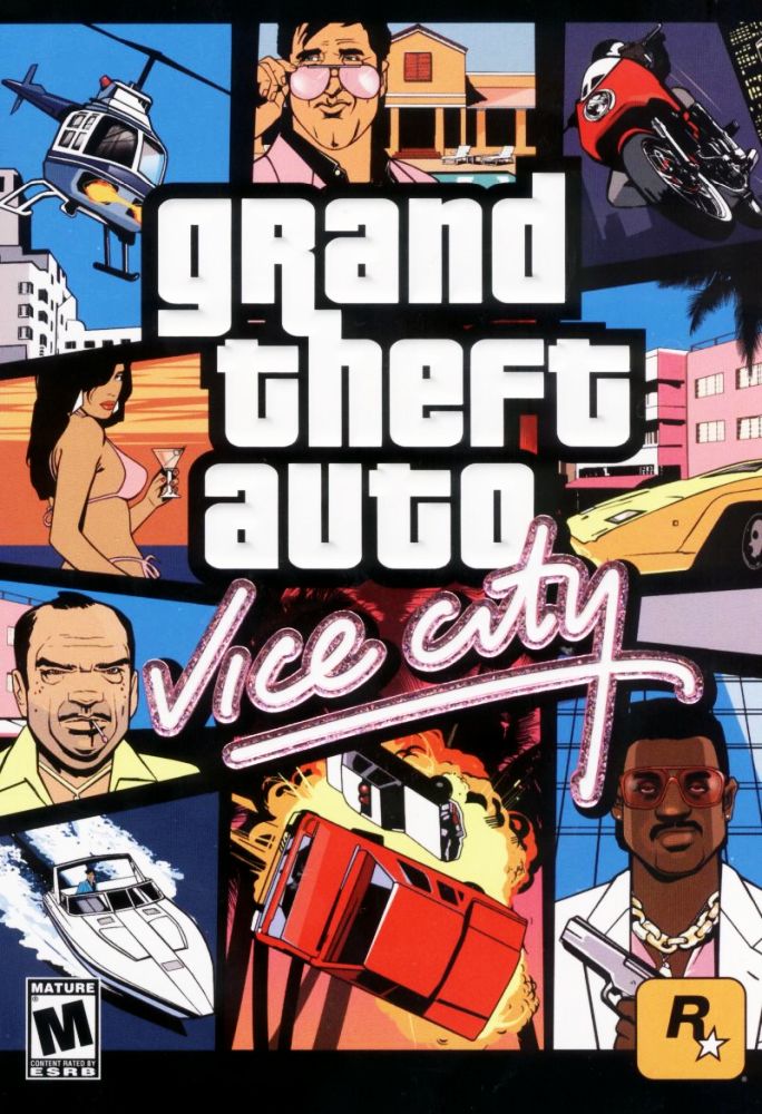 Capa do jogo Grand Theft Auto: Vice City