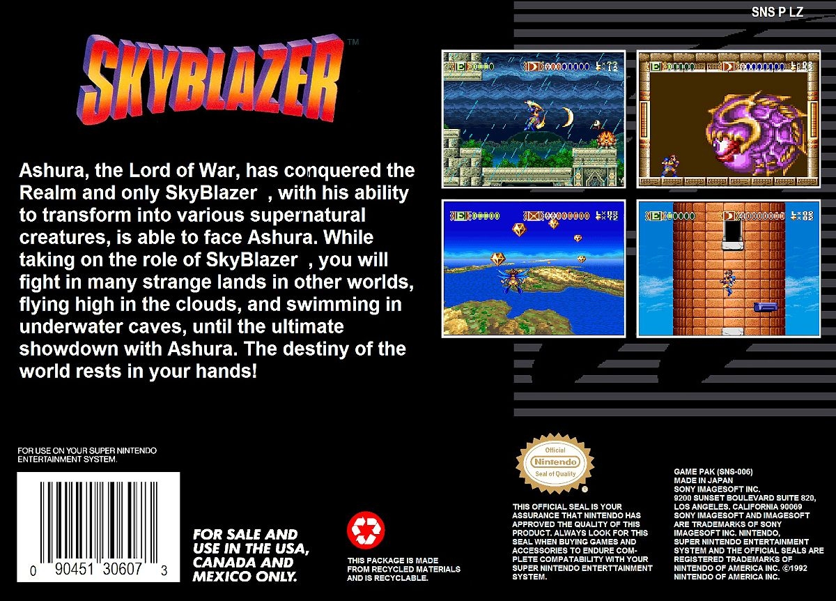 Capa do jogo Skyblazer