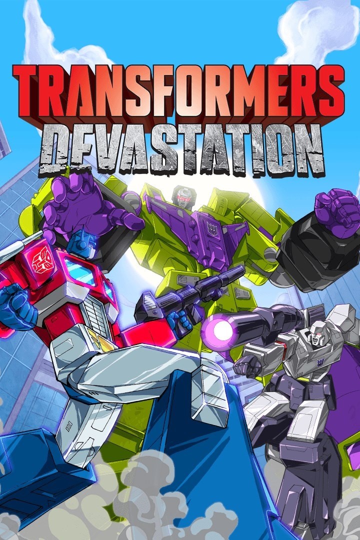 Capa do jogo Transformers: Devastation