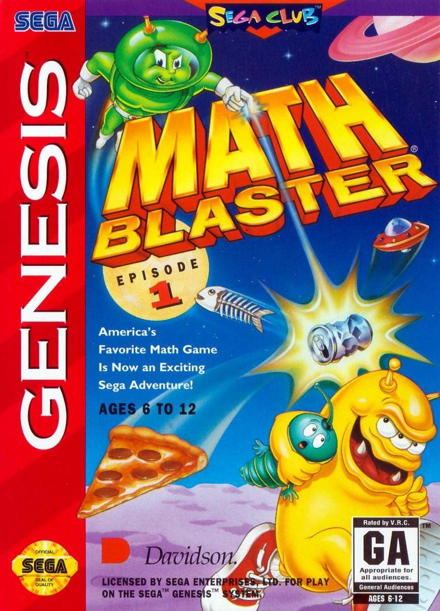 Capa do jogo Math Blaster: Episode 1