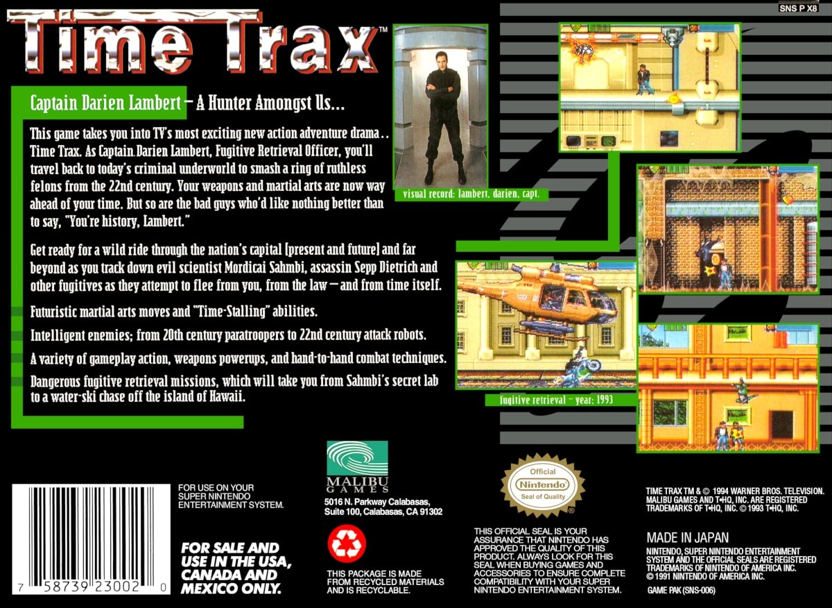 Capa do jogo Time Trax