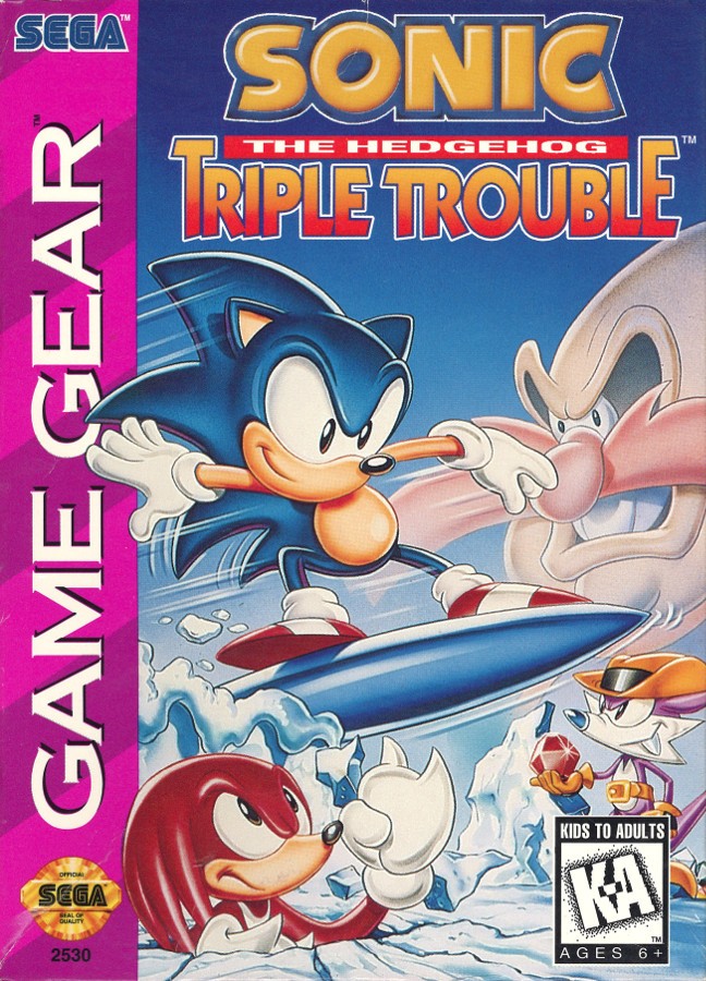 Capa do jogo Sonic the Hedgehog Triple Trouble
