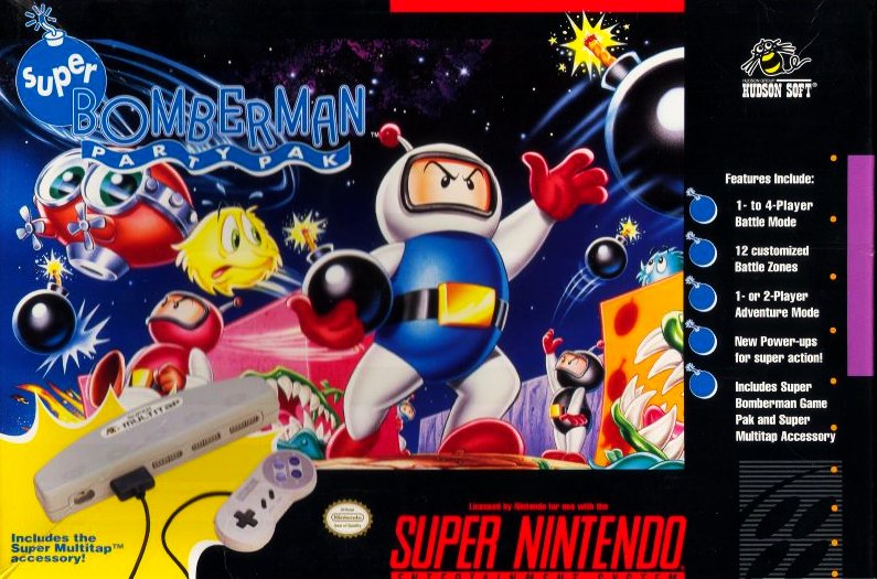 Capa do jogo Super Bomberman