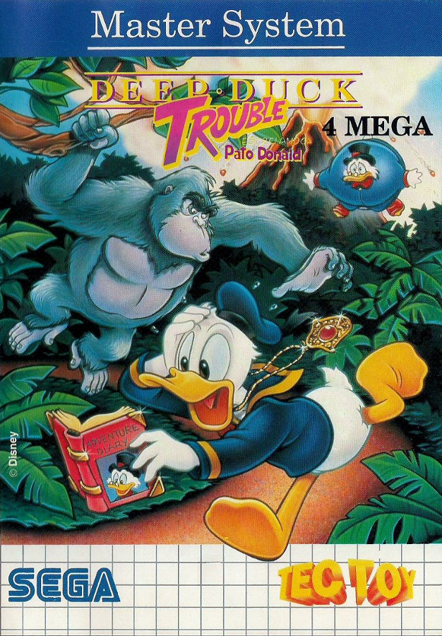 Capa do jogo Deep Duck Trouble Starring Donald Duck