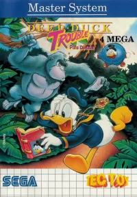 Capa de Deep Duck Trouble Starring Donald Duck