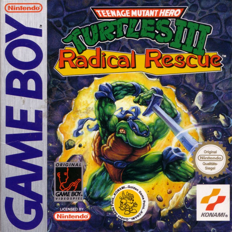 Capa do jogo Teenage Mutant Ninja Turtles III: Radical Rescue