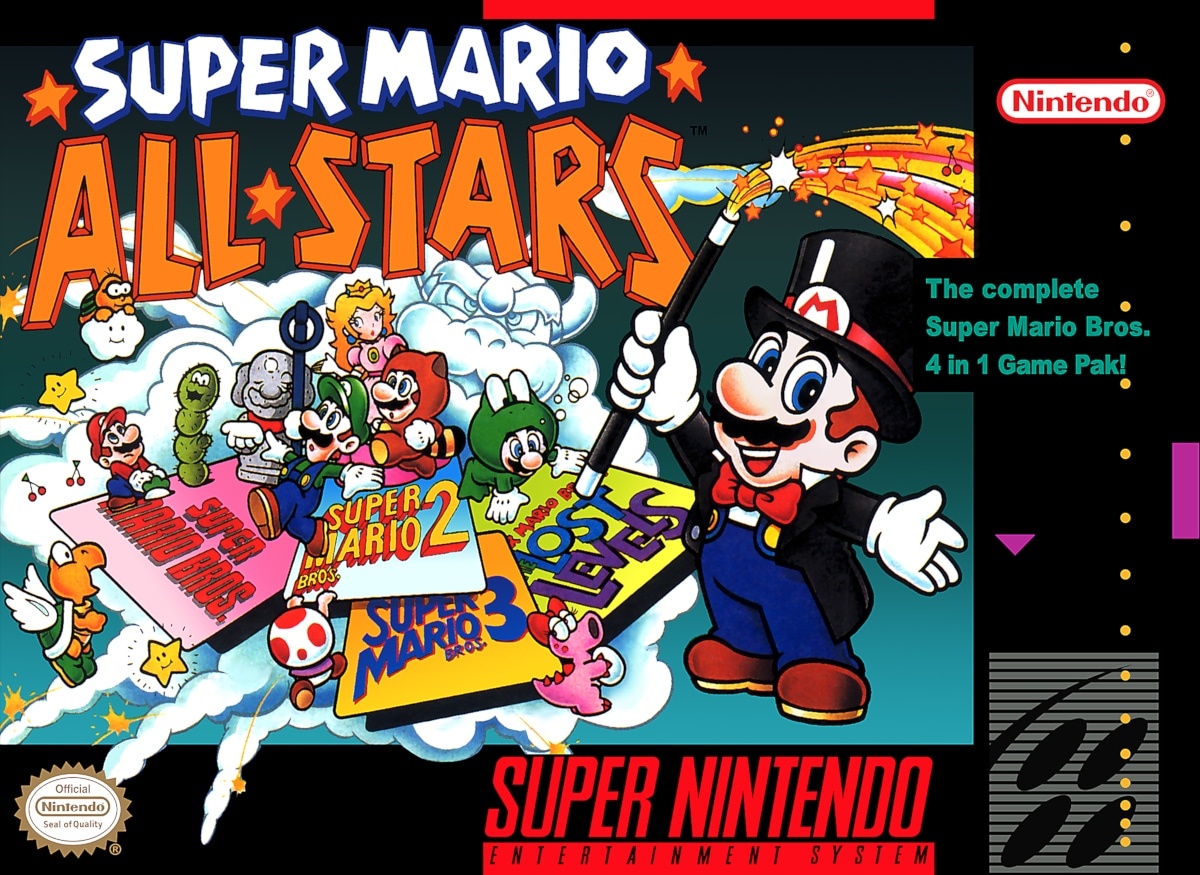 Capa do jogo Super Mario All-Stars