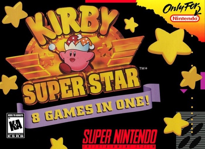 Capa do jogo Kirby Super Star