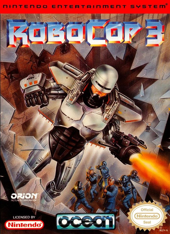 Capa do jogo RoboCop 3