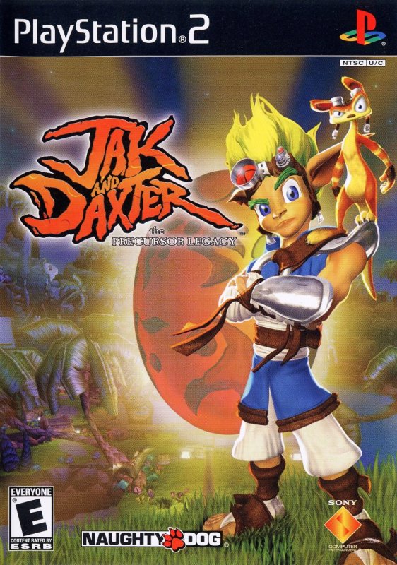 Capa do jogo Jak and Daxter: The Precursor Legacy