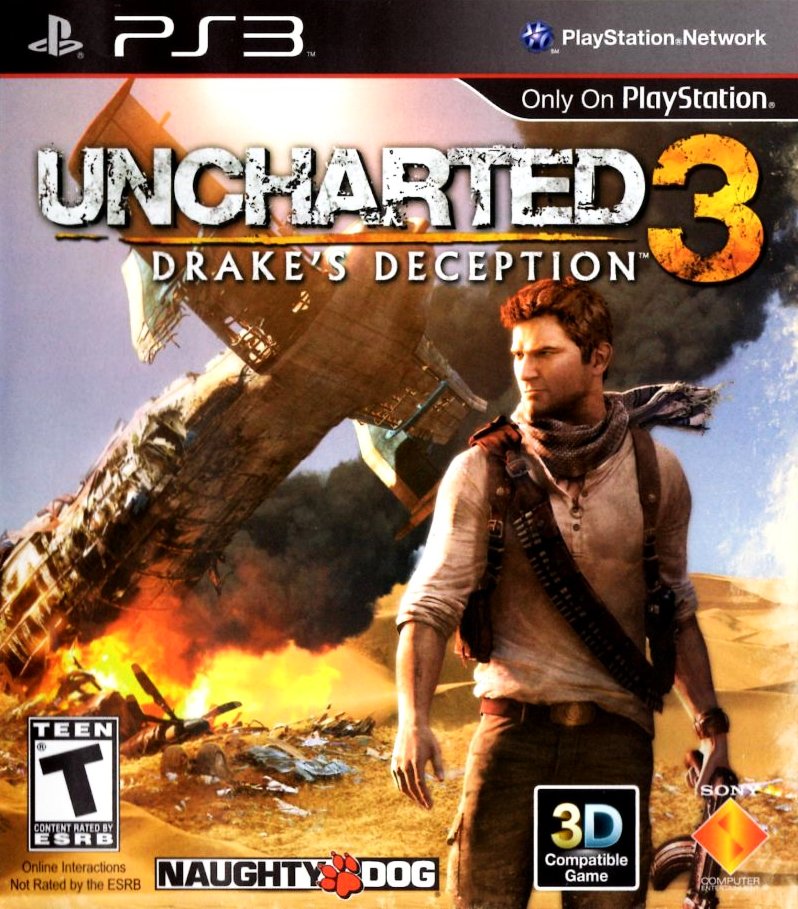 Capa do jogo Uncharted 3: Drakes Deception