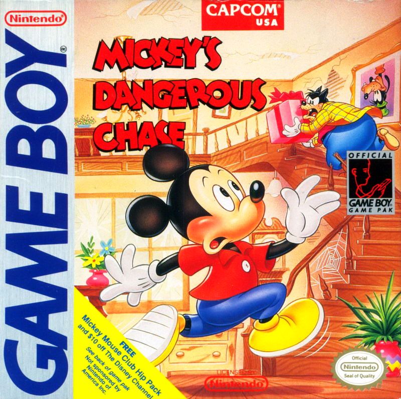 Capa do jogo Mickeys Dangerous Chase