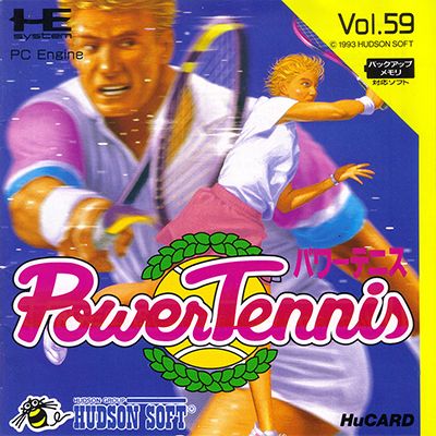 Capa do jogo Power Tennis