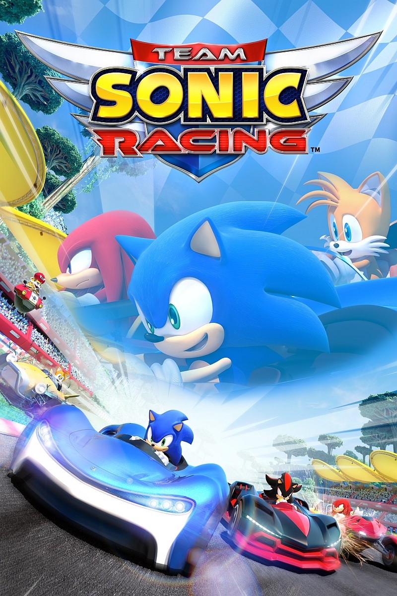 Capa do jogo Team Sonic Racing