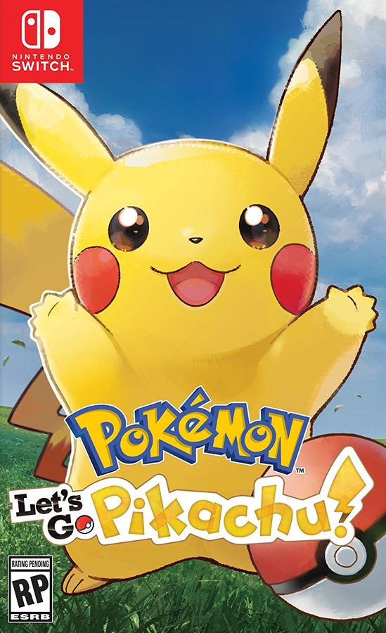 Capa do jogo Pokémon: Lets Go, Pikachu!