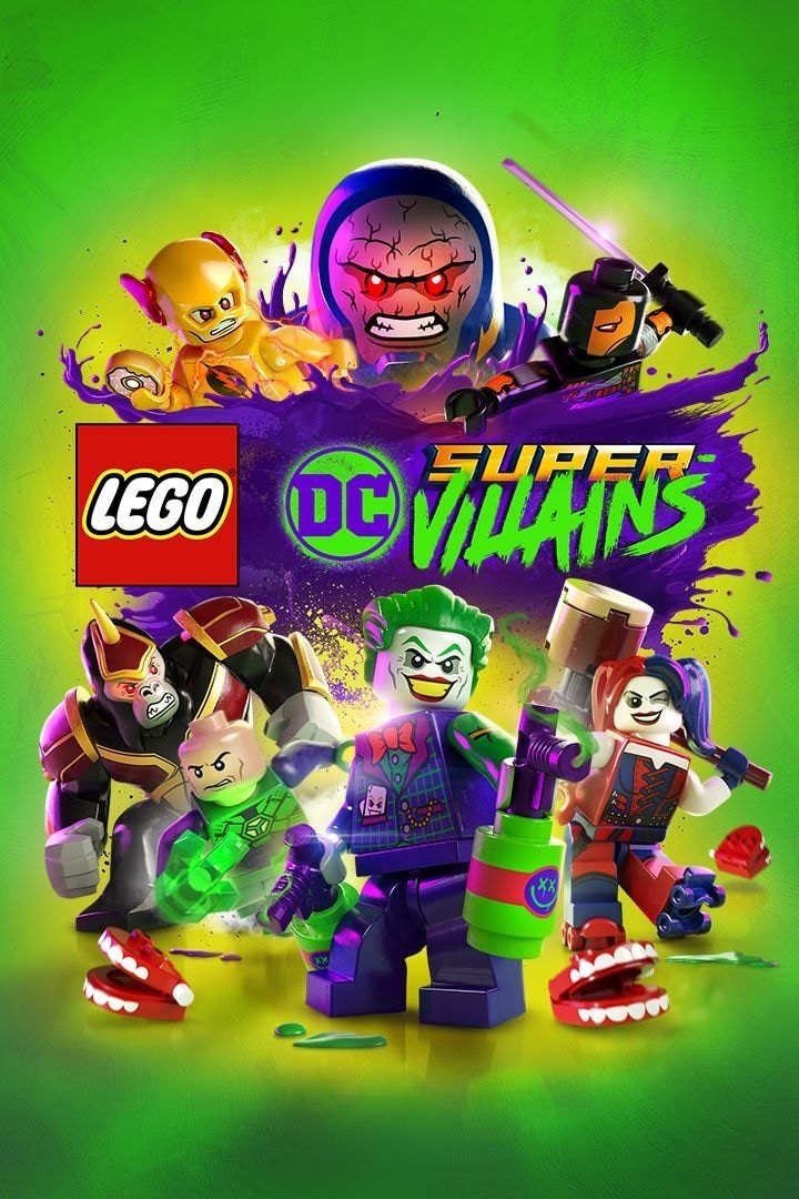 Capa do jogo LEGO DC Super-Villains