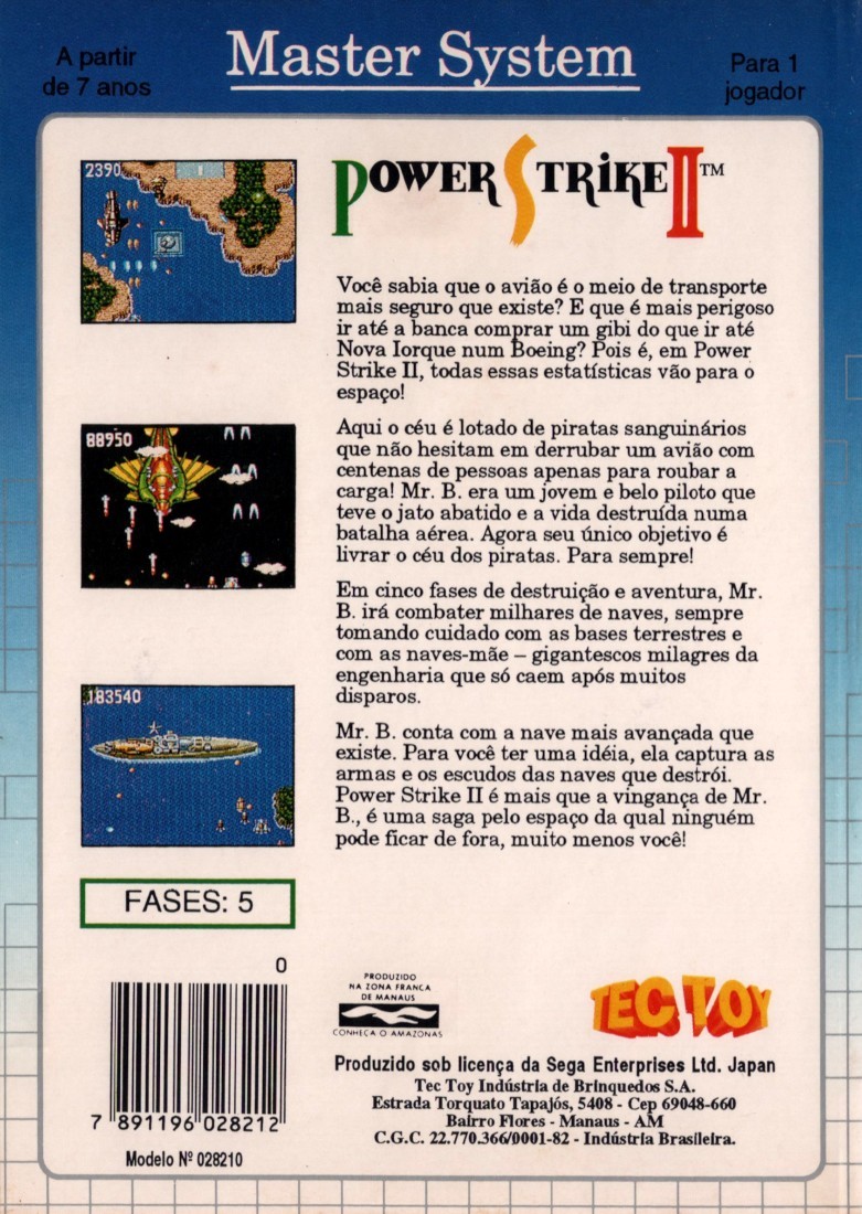 Capa do jogo Power Strike II