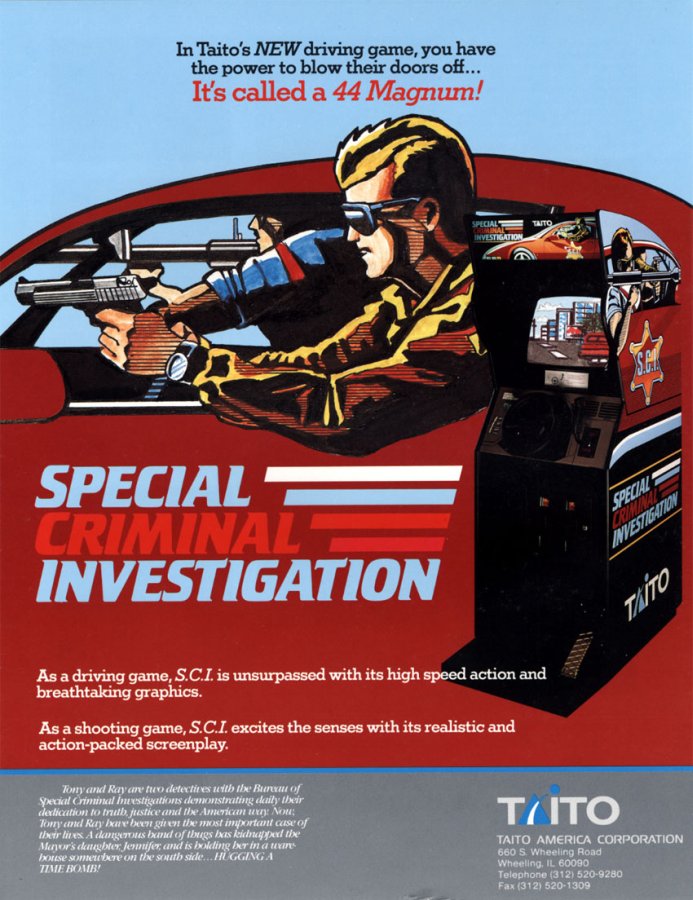 Capa do jogo S.C.I.: Special Criminal Investigation