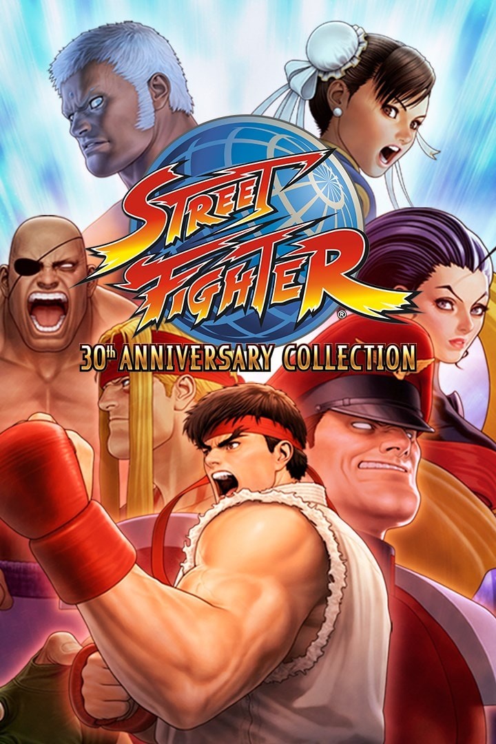 Capa do jogo Street Fighter 30th Anniversary Collection