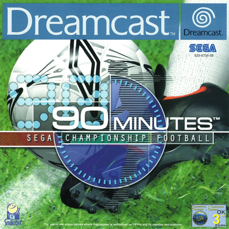Capa do jogo 90 Minutes: Sega Championship Football