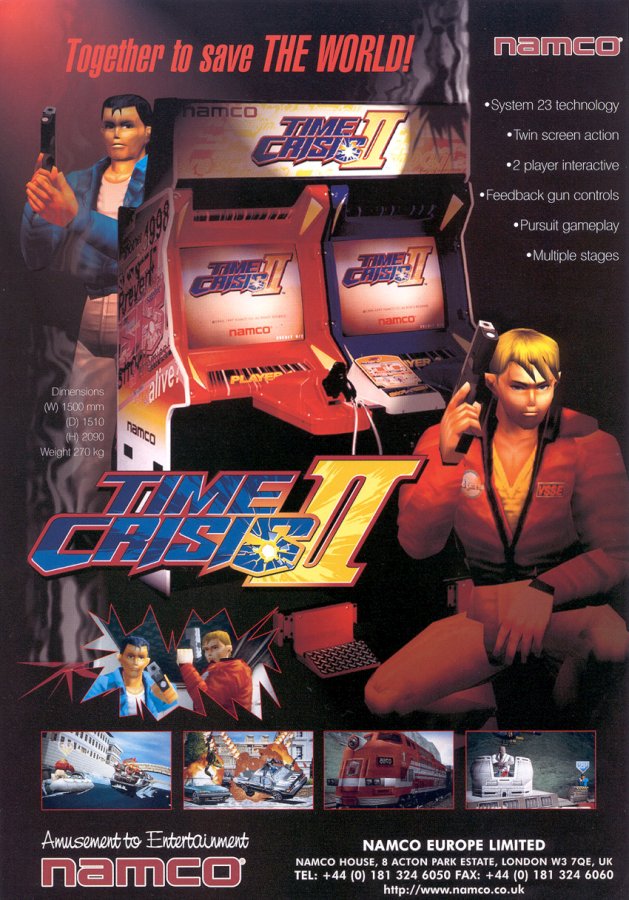 Capa do jogo Time Crisis II