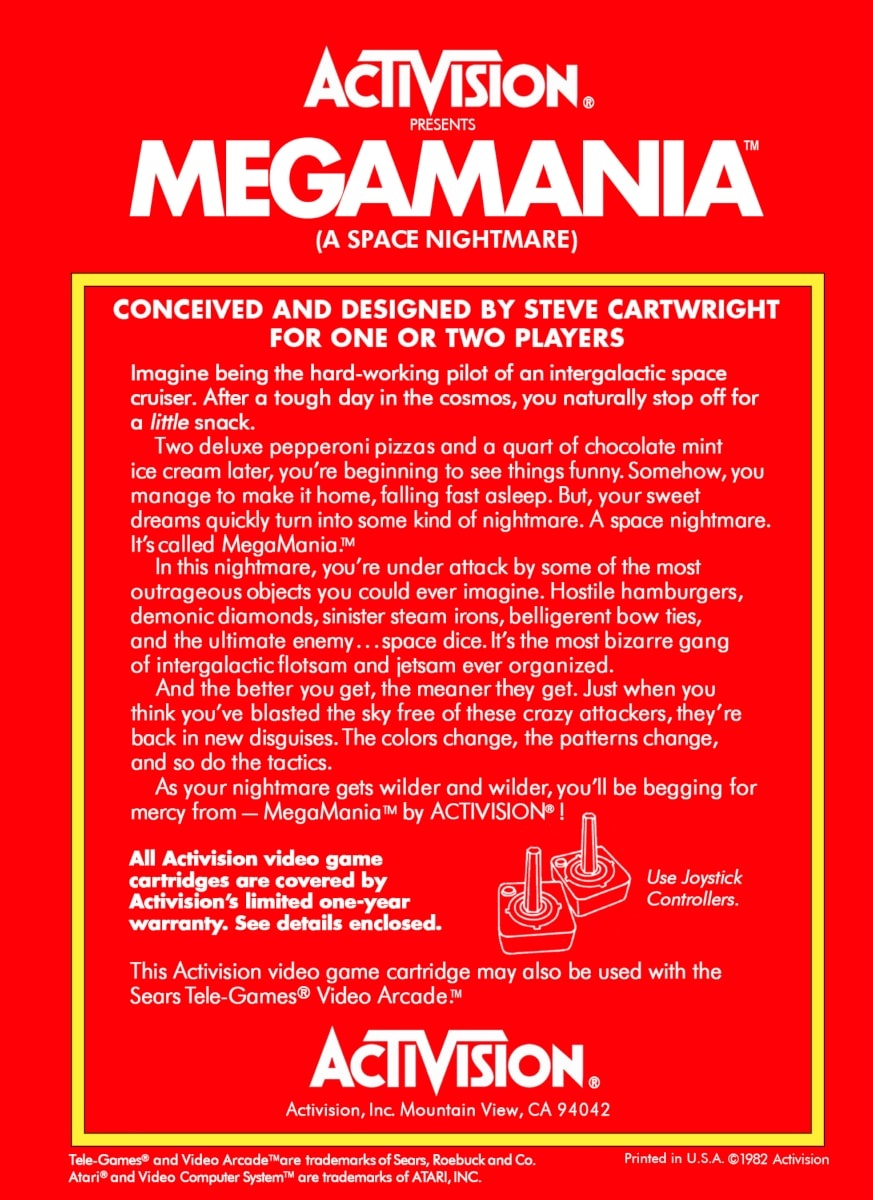 Capa do jogo Megamania