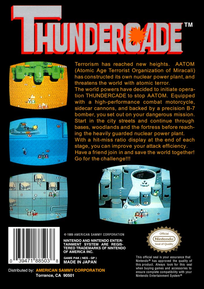 Capa do jogo Thundercade