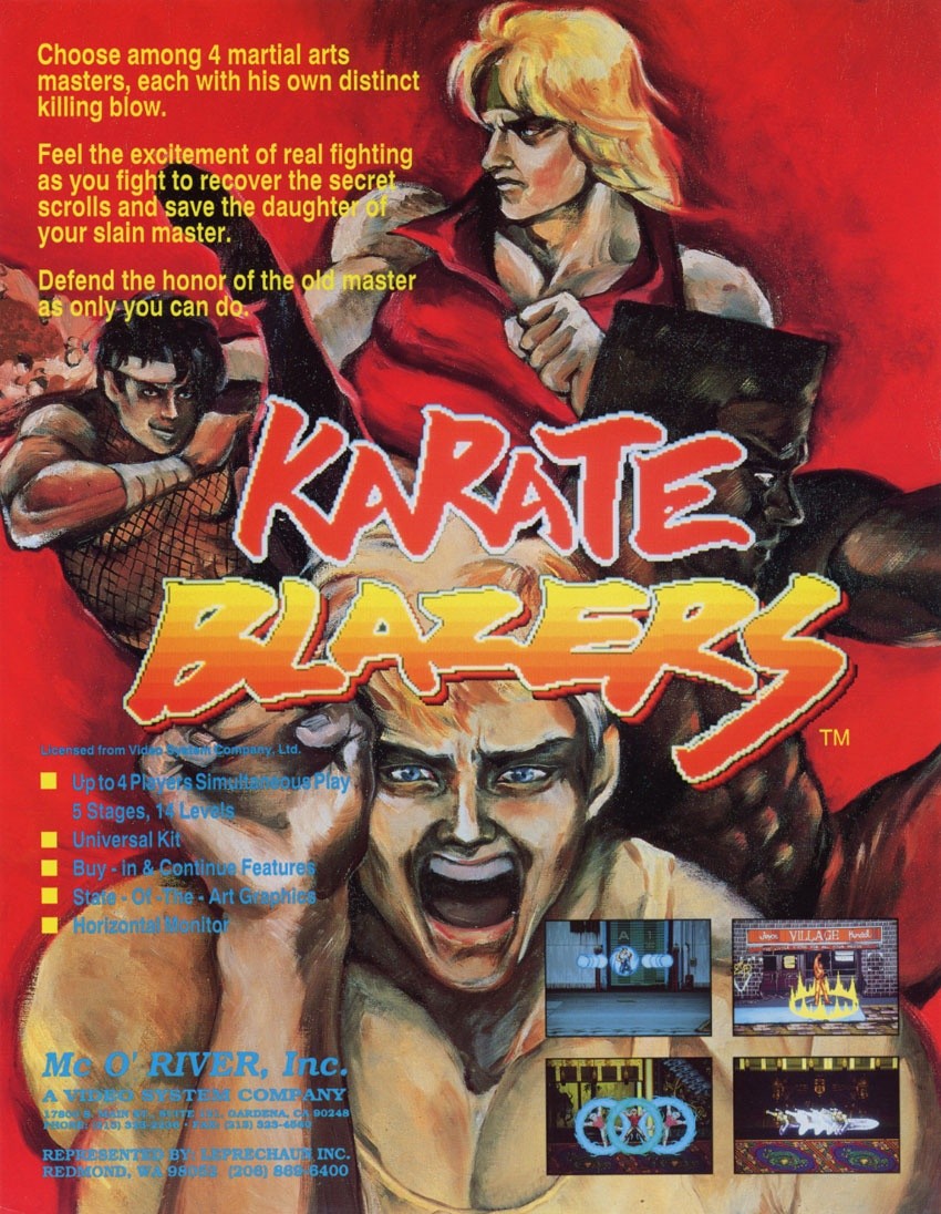 Capa do jogo Karate Blazers