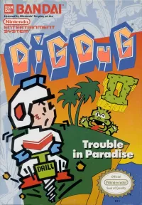 Capa de Dig Dug II: Trouble in Paradise