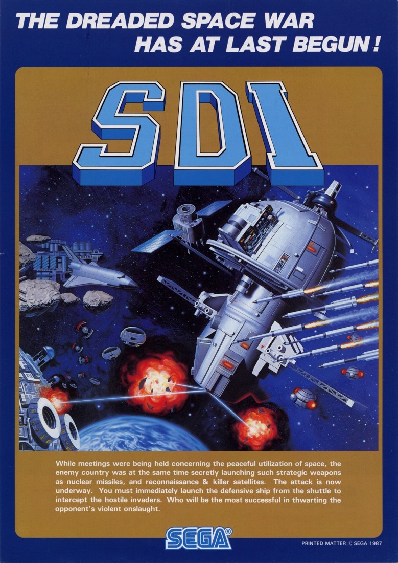 Capa do jogo SDI: Strategic Defense Initiative