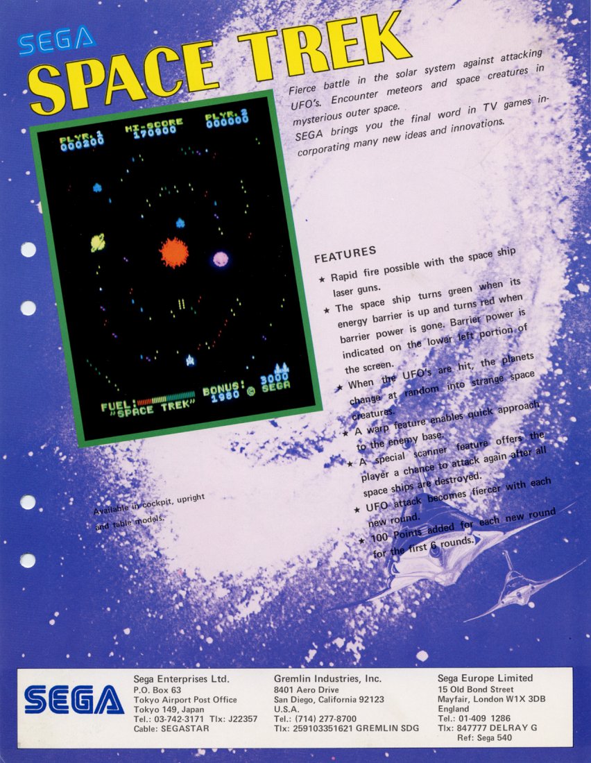 Capa do jogo Space Trek