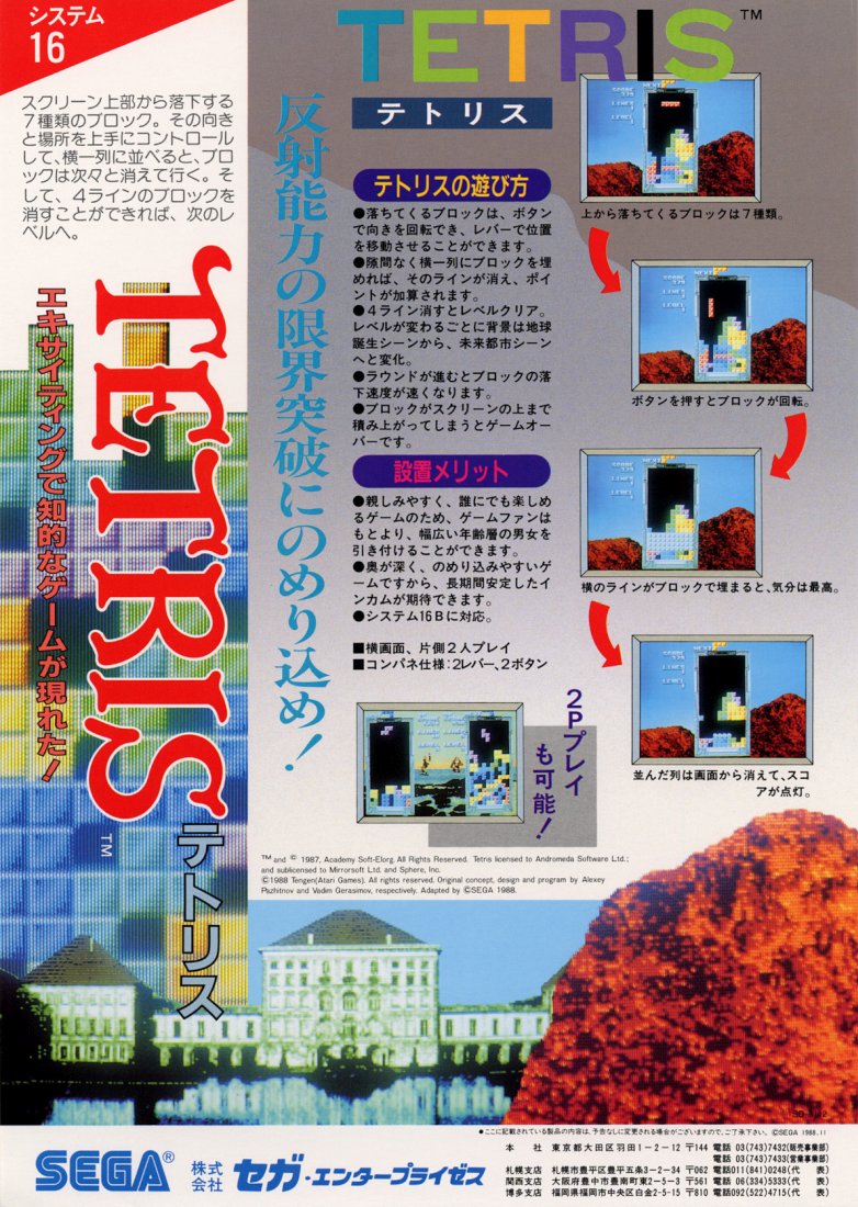 Capa do jogo Tetris