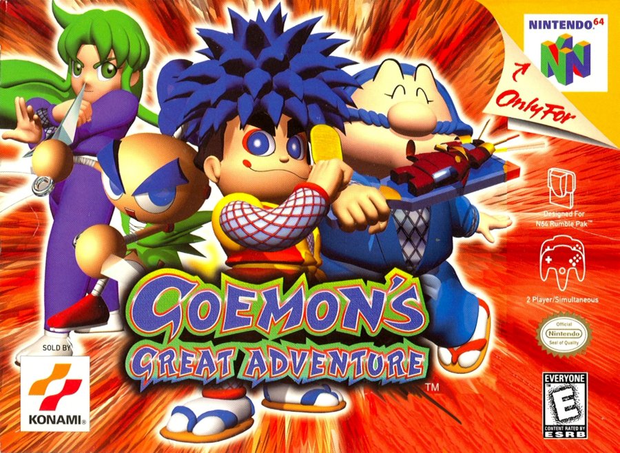 Capa do jogo Goemons Great Adventure