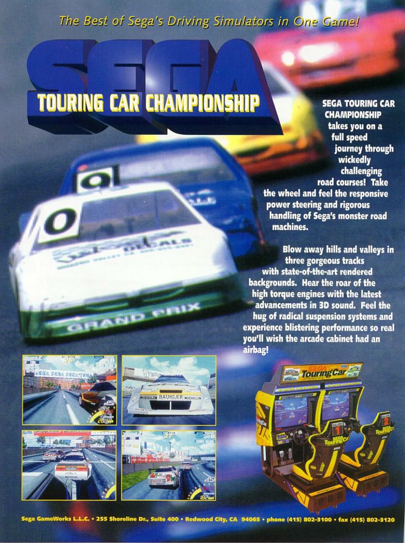 Capa do jogo Sega Touring Car Championship