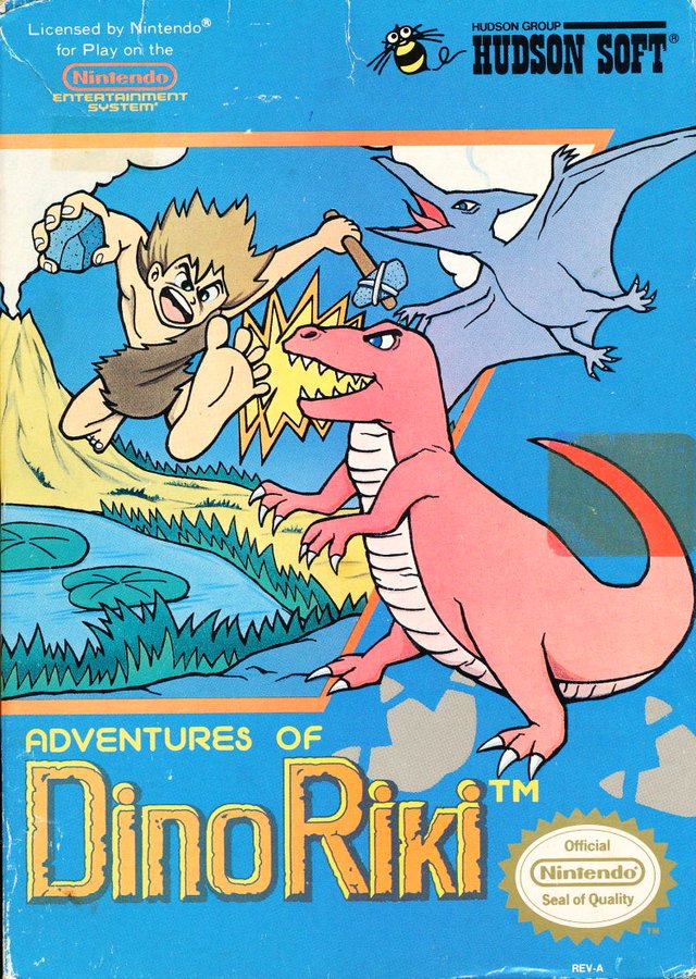Capa do jogo Adventures of Dino-Riki