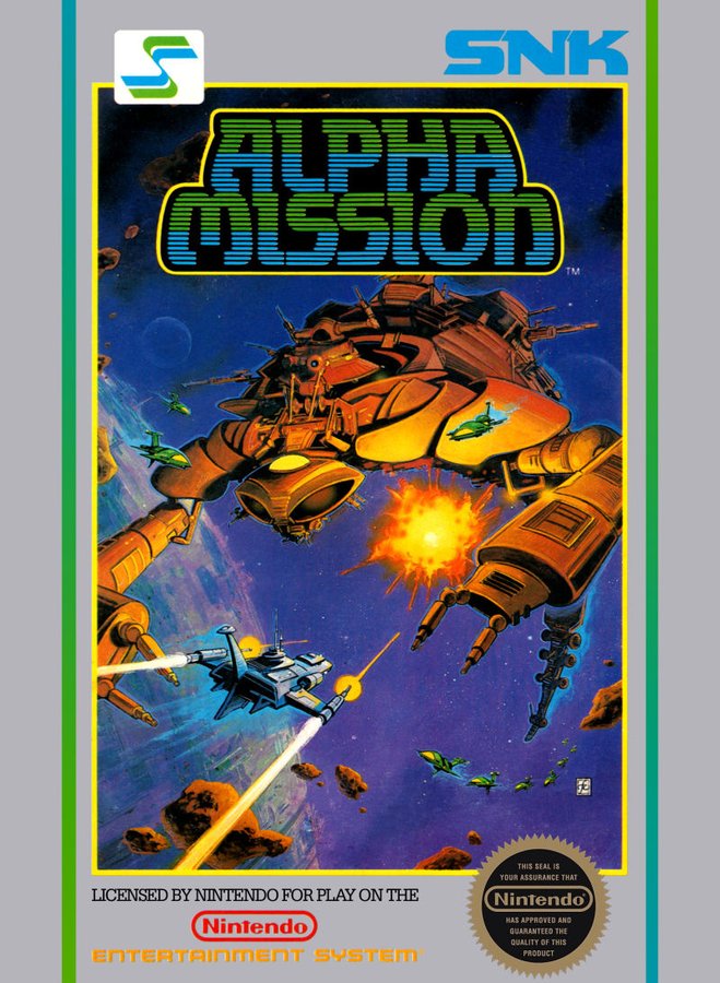 Capa do jogo Alpha Mission