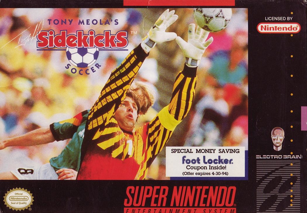 Capa do jogo Tony Meolas Sidekicks Soccer