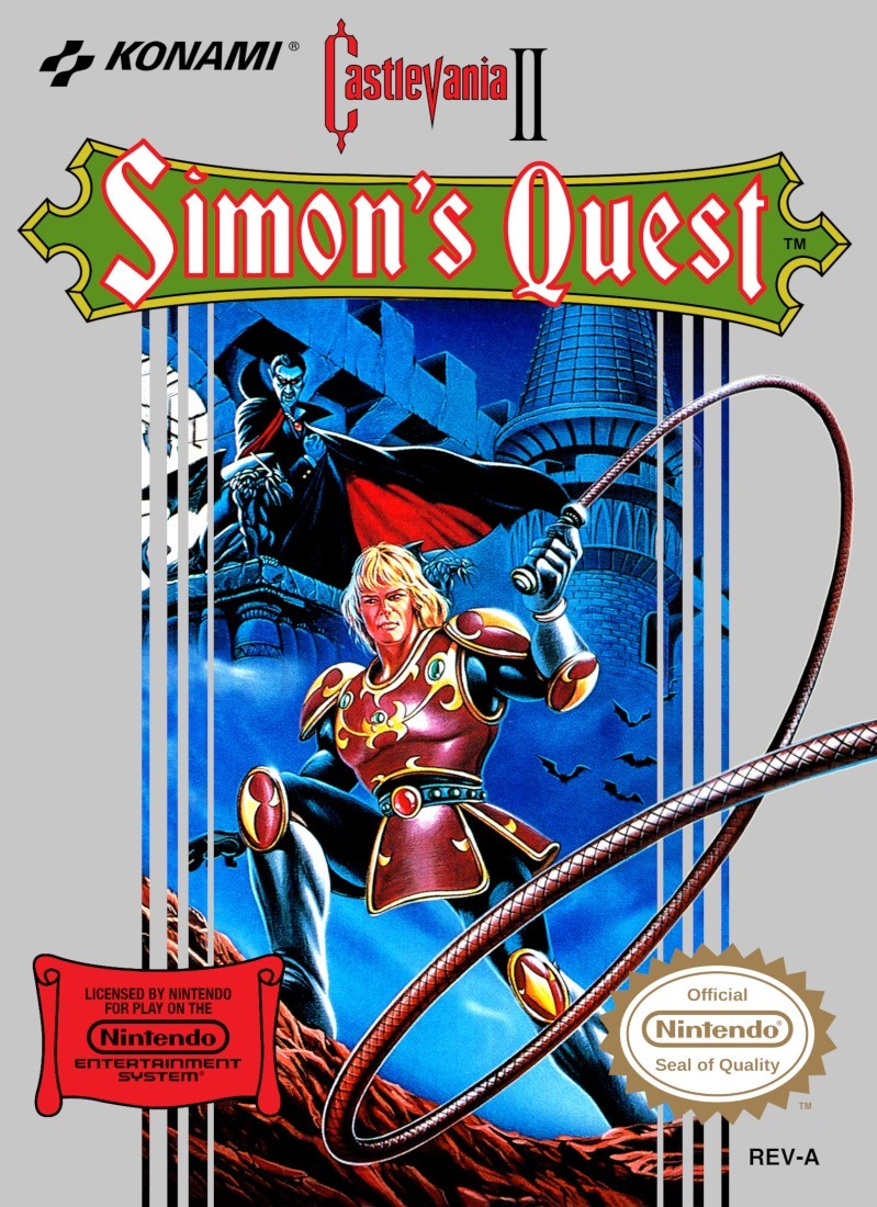 Capa do jogo Castlevania II: Simons Quest
