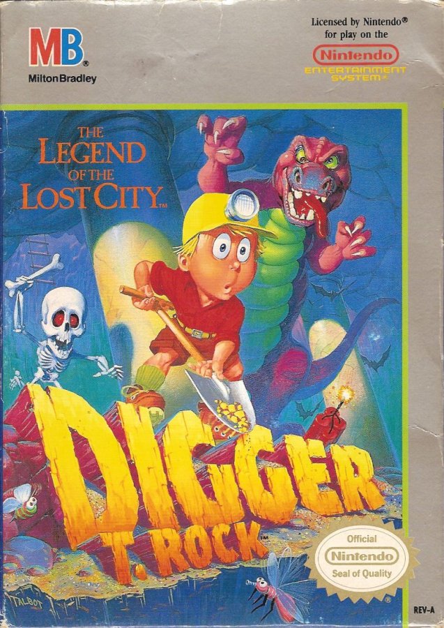 Capa do jogo Digger T. Rock: Legend of the Lost City