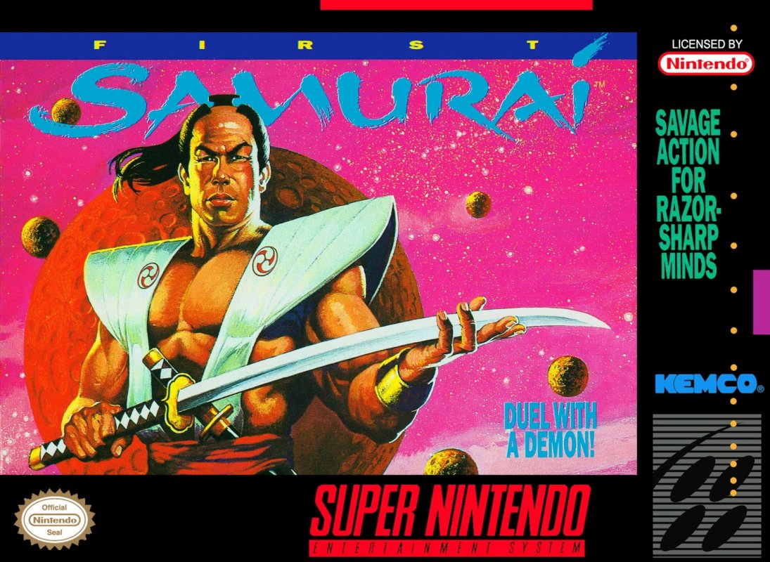 Capa do jogo First Samurai